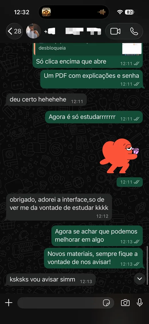 Avaliação de aluno 3